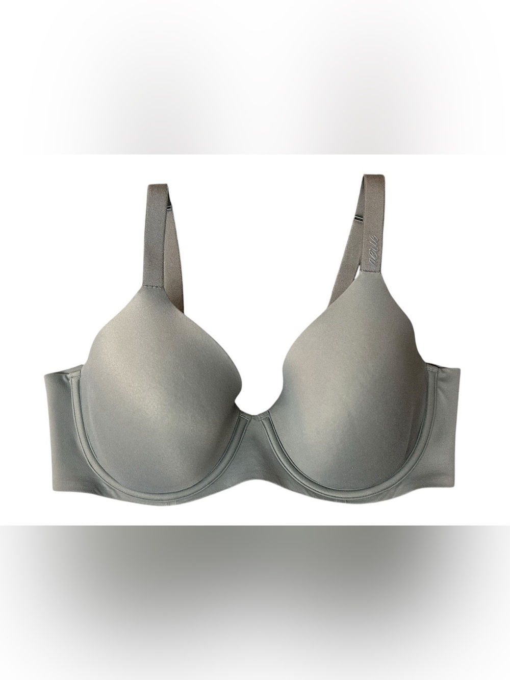 Aerie SMOOTHEZ Full Coverage Wired T Shirt Bra, Gray Fun - 34D Smoothing